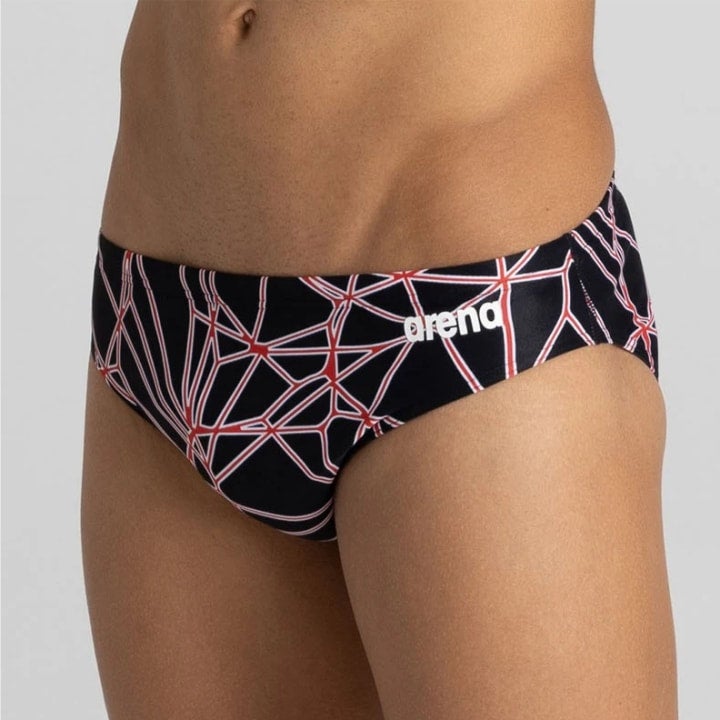Slip Da Nuoto Uomo ARENA M Daydreamer Brief - Tessuto MaxFit Resistente Cloro E Sale - UPF50+ - Lunghezza Laterale 7 Cm